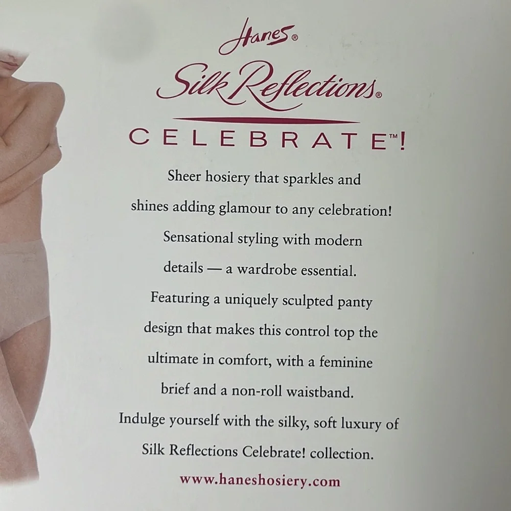 Vintage Hosiery Womens Pantyhose Lot Hanes Silk Reflection Resilience Beige Nude